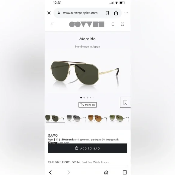 Stylish Silver Sunglasses with Blue Lenses - Picture 5 of 5